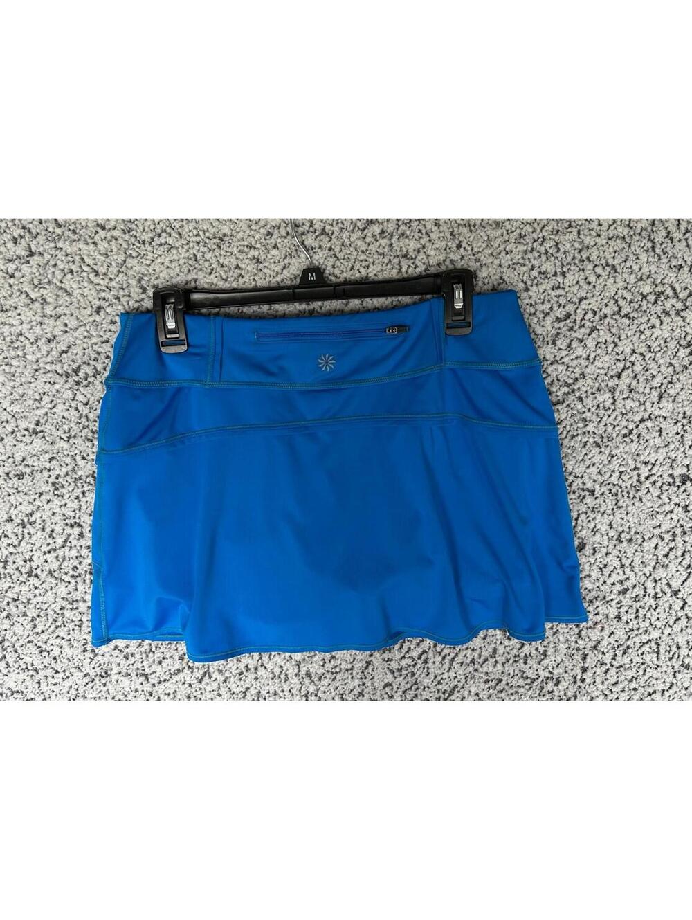 Athleta Women's Athletic Skort Skirt Blue Size M Built In Shorts